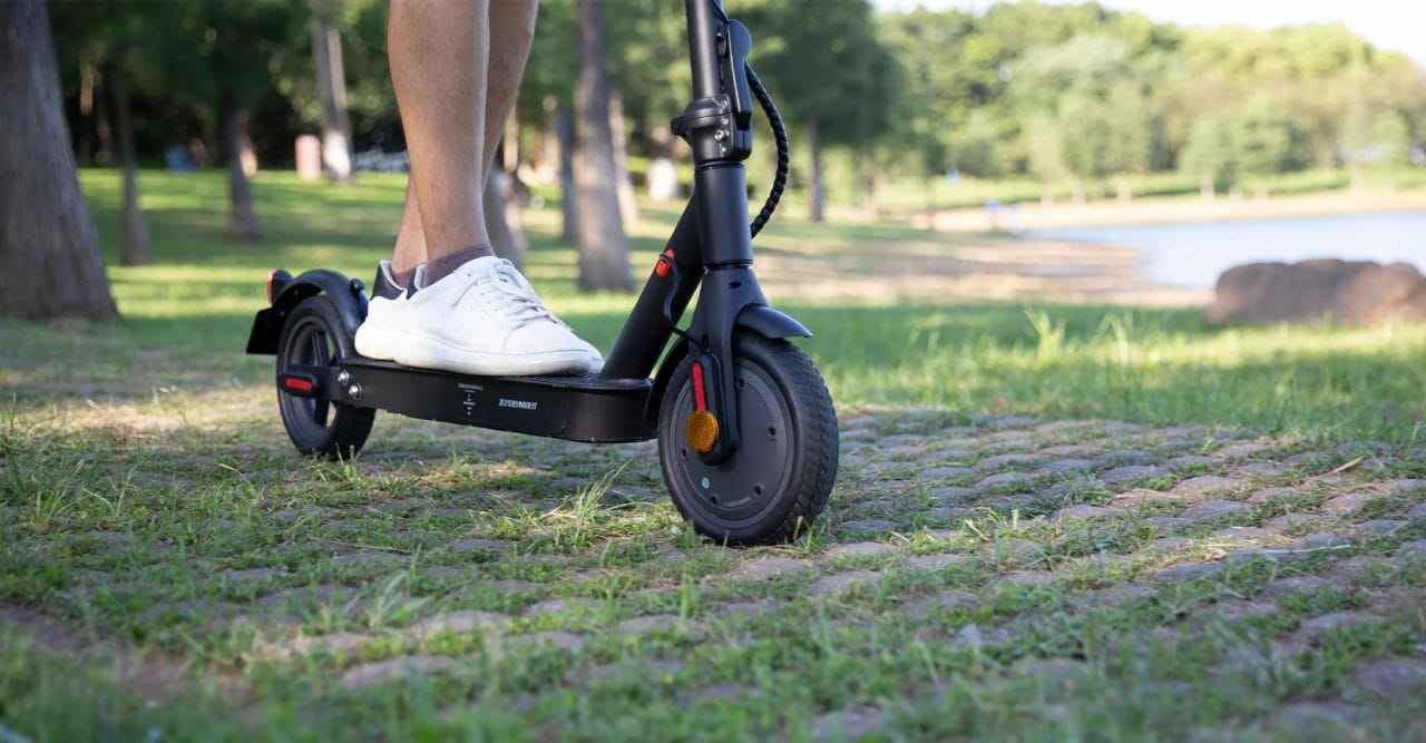 iScooter E9TMAX Nahaufnahme des E-Scooters