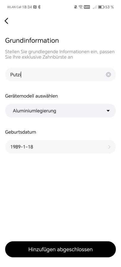 Laifen Wave App Einrichtung