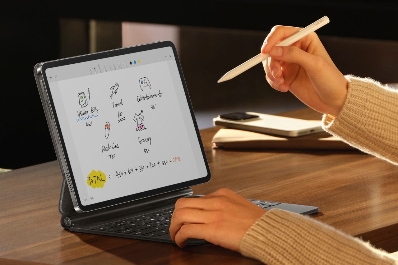 Xiaomi Pad 7 Pro mit Tastatur und Stylus